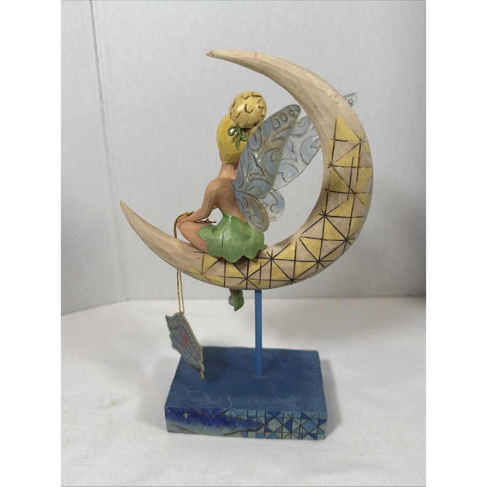 Jim Shore Walt Disney Showcase Moonlight And Magic Tinker Bell Figurine 4010219 - Picture 4 of 12